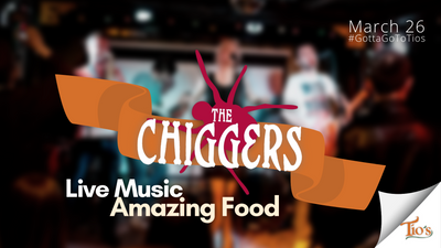 Live Music & Entertainment on Hilton Head Island at Tio's Latin American Kitchen in Shelter Cove Town Centre feat The Chiggers!